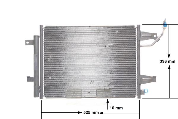 Condenser, air conditioning - AC509000S MAHLE - 4548300070, MR568975, A4548300070